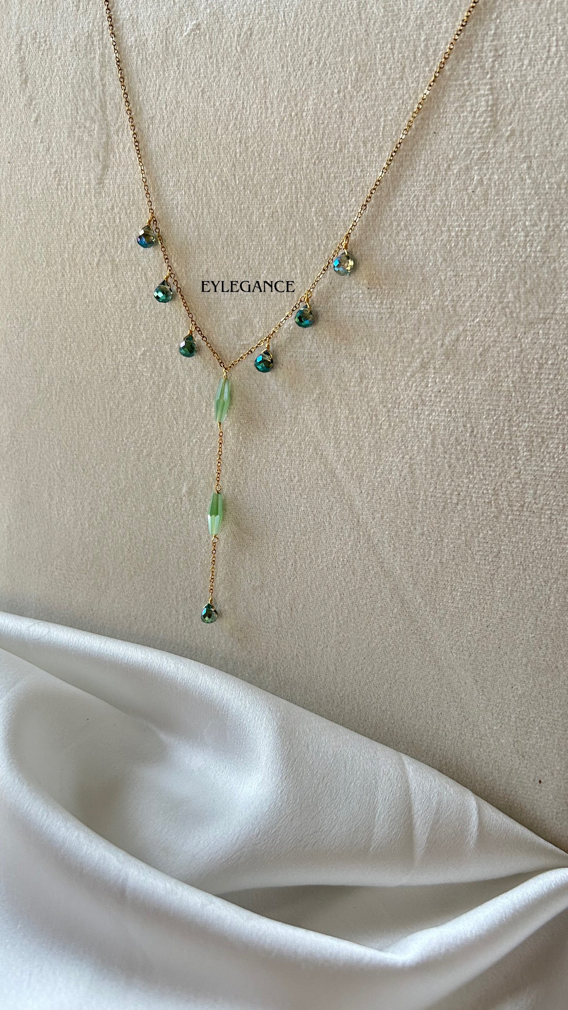 Collier Jade perle verte