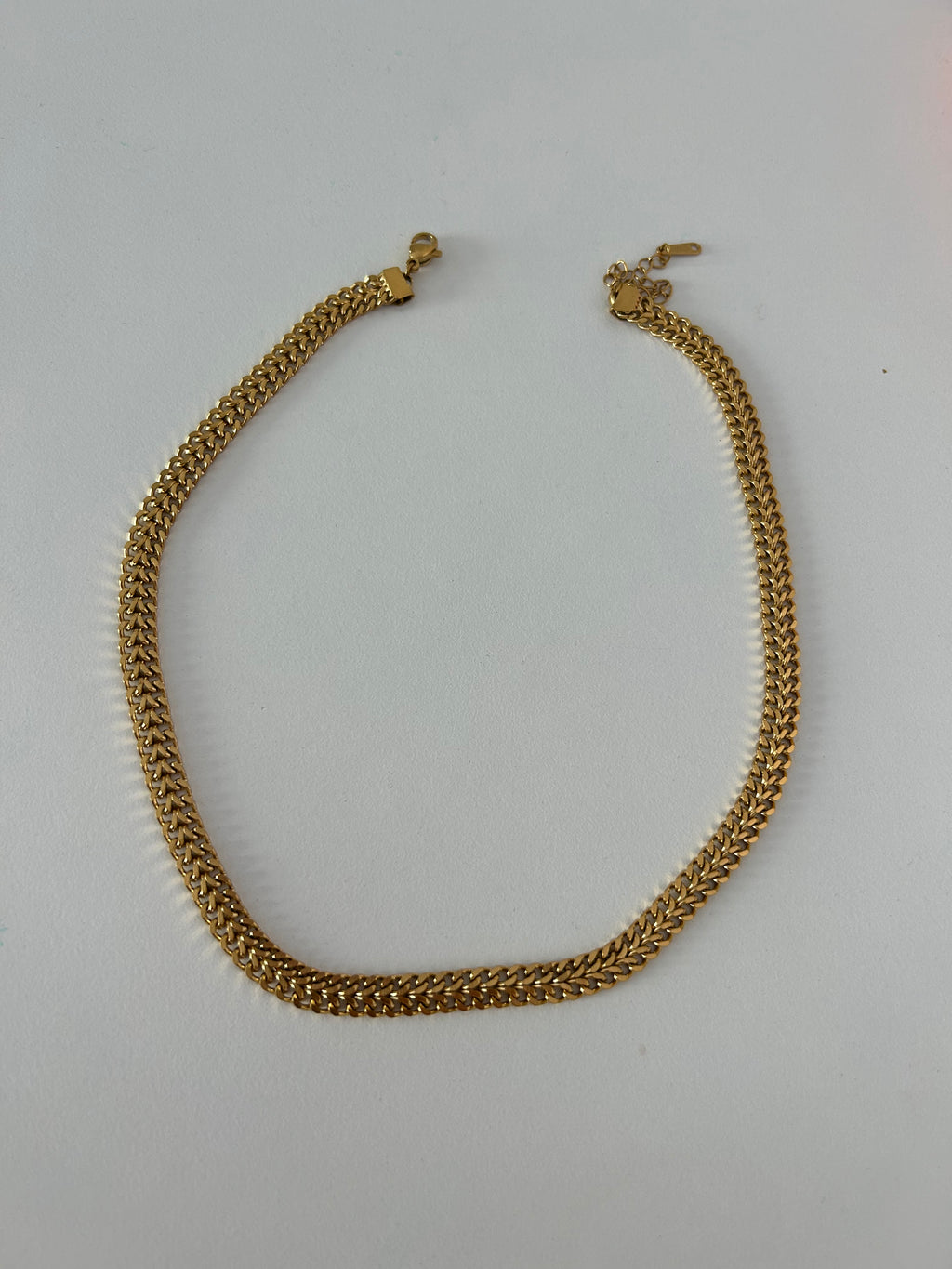 Collier Grosse maille Éclat d’or intemporel