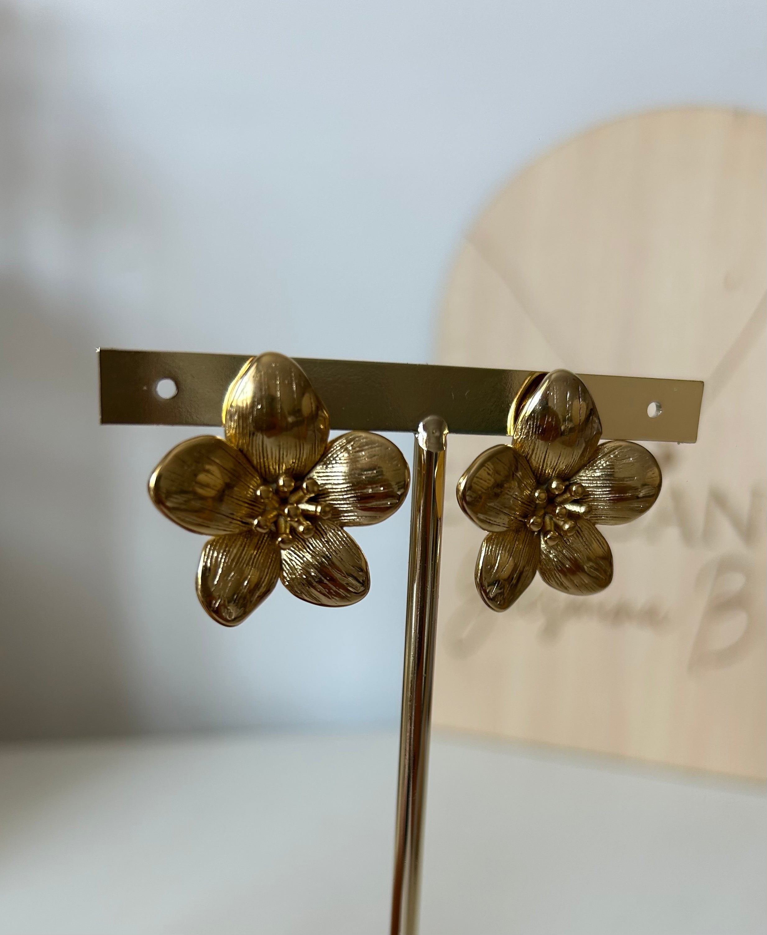 Boucle d'oreilles Fleurs