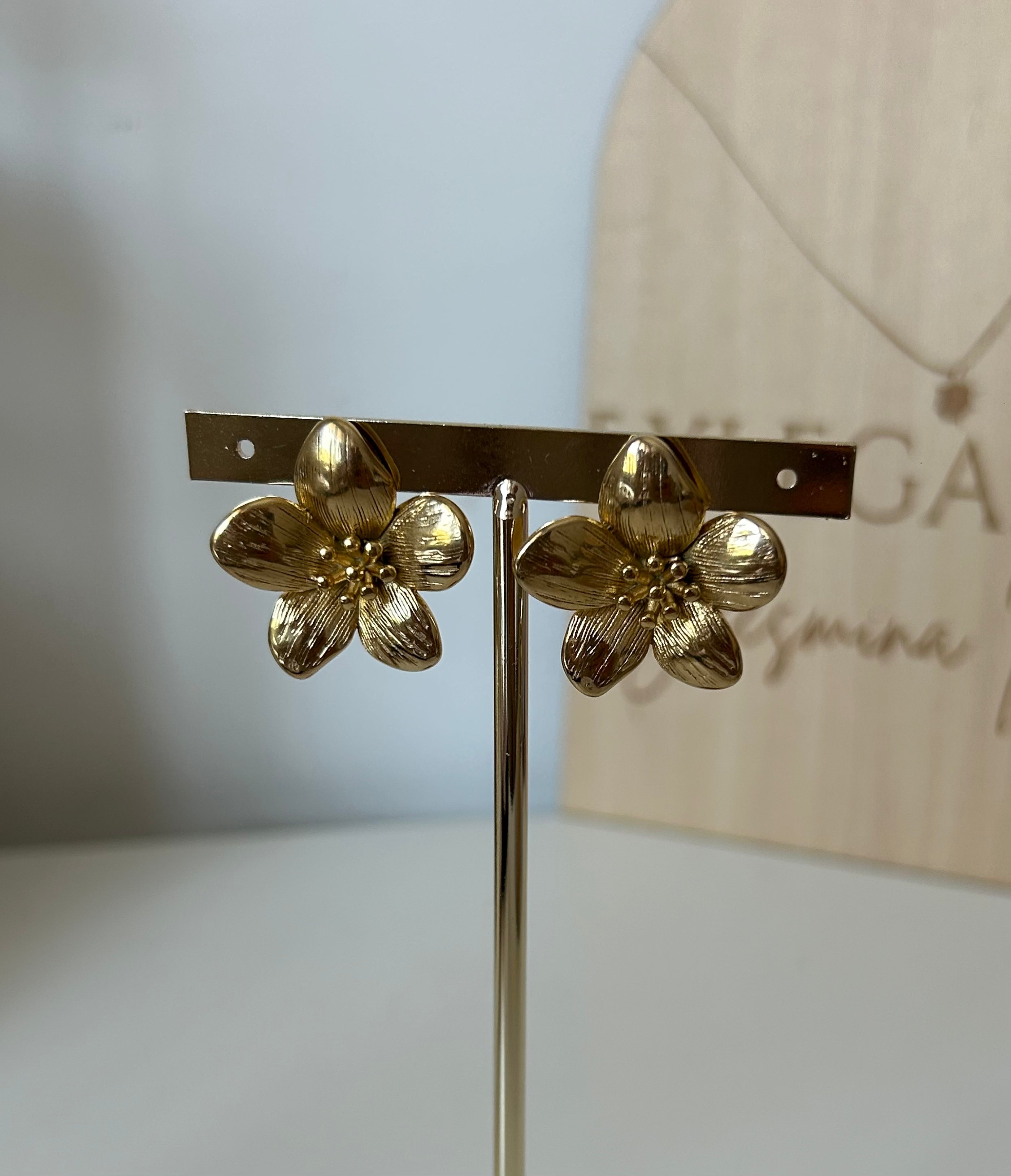 Boucle d'oreilles Fleurs