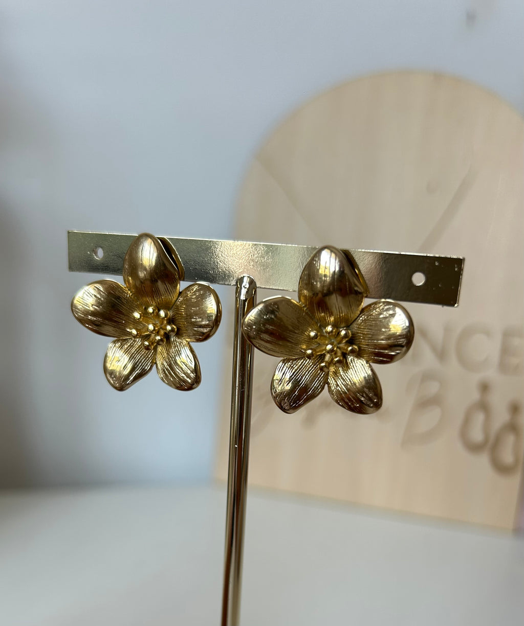 Boucle d'oreilles Fleurs