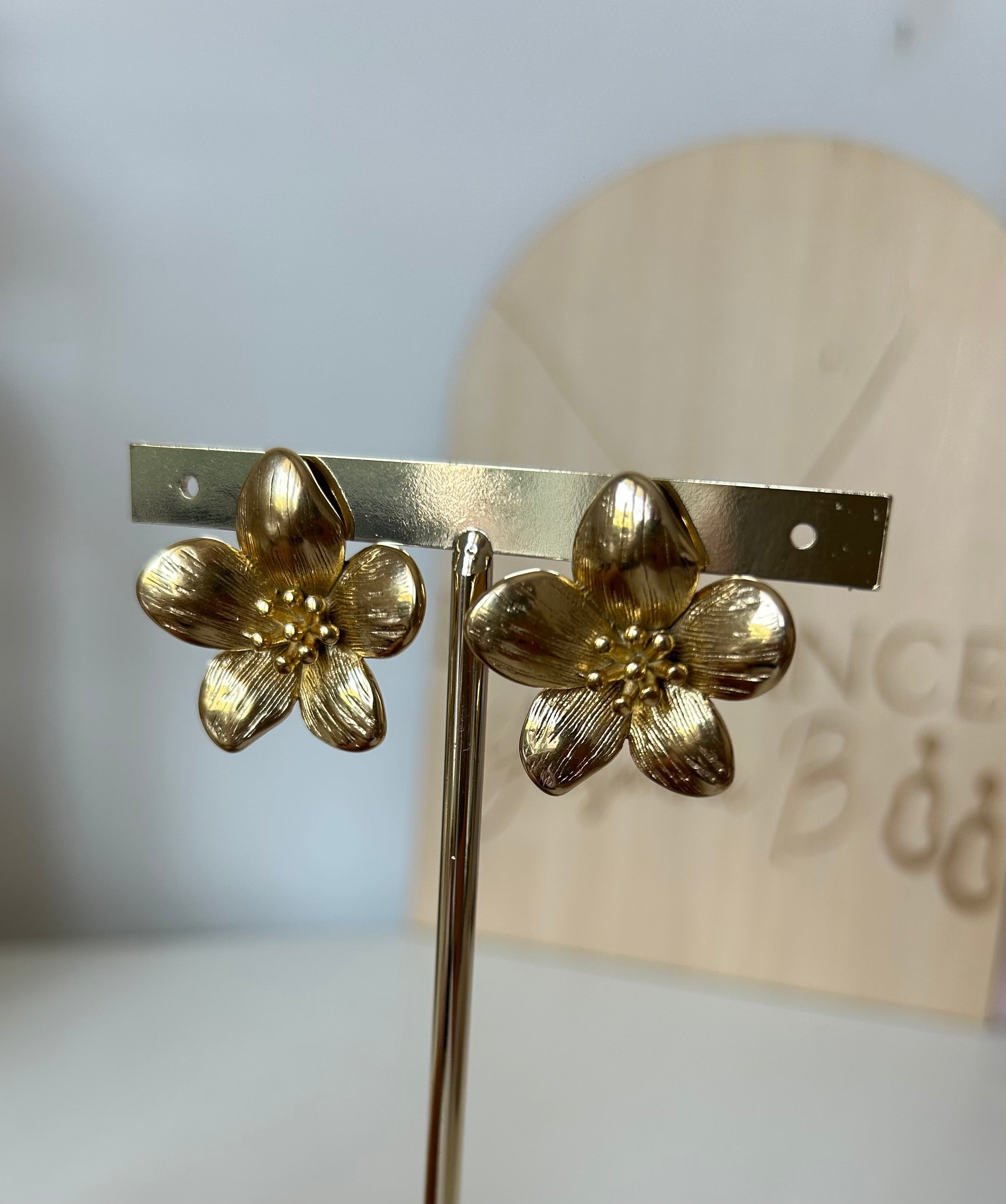 Boucle d'oreilles Fleurs