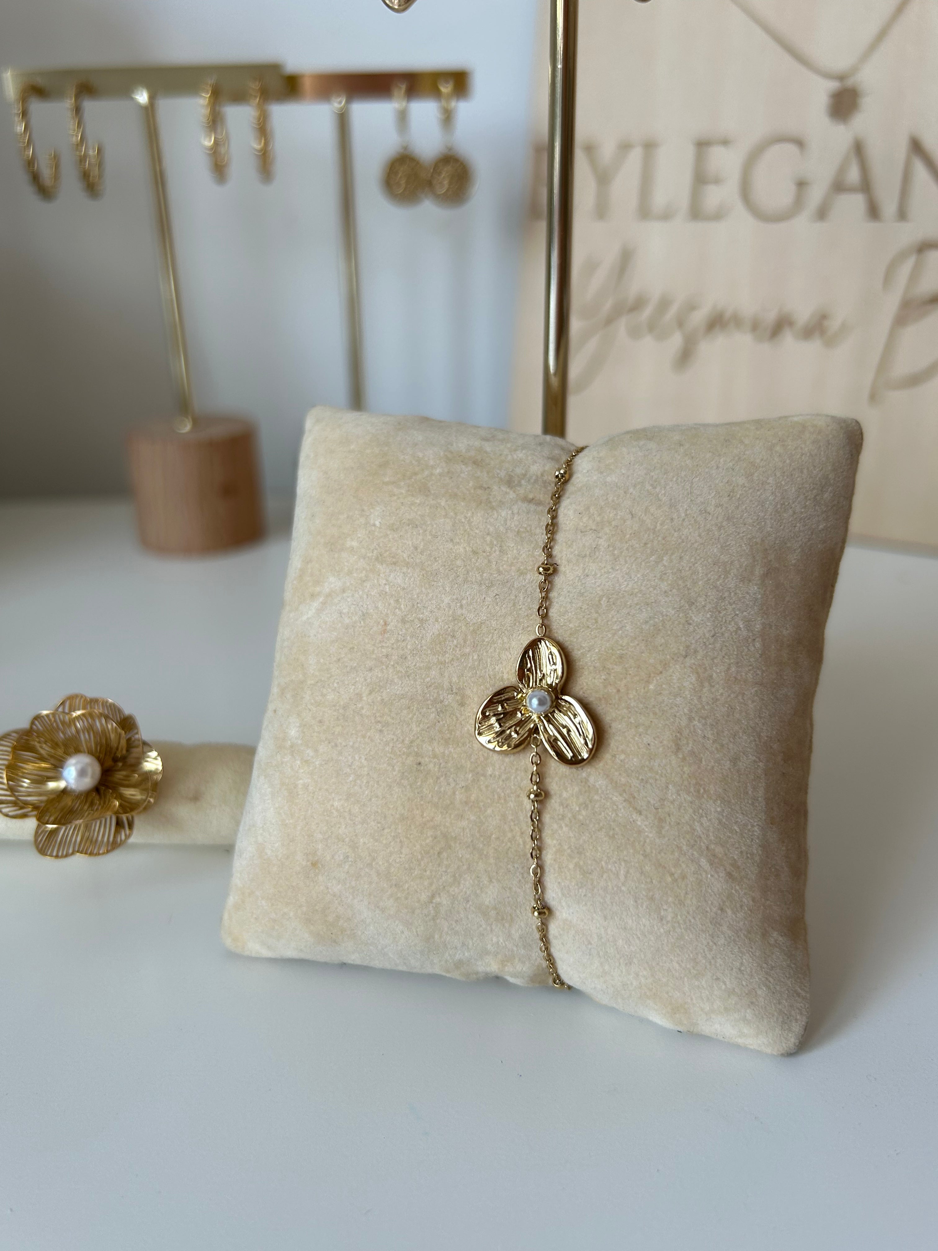 Boucle d'oreilles Fleurs