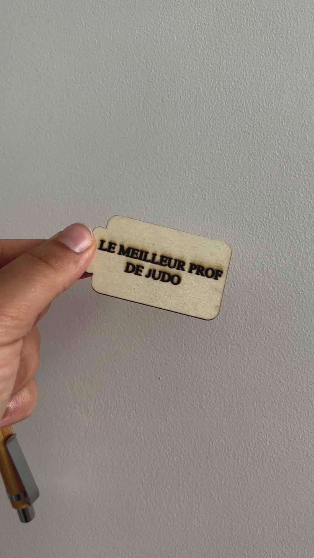 Porte clés bois personnalisé